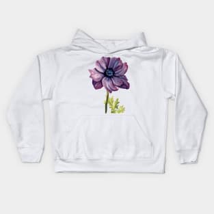 Purple Anemone Kids Hoodie